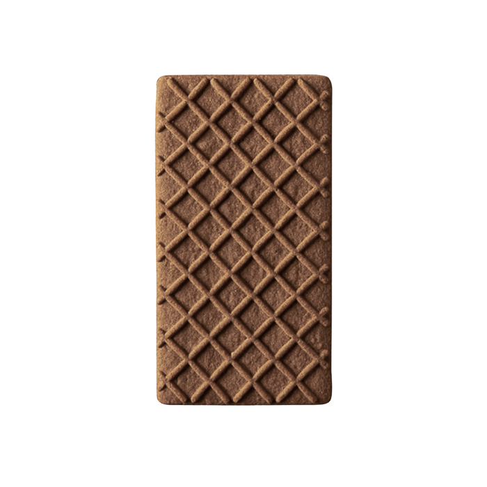 immagine biscotto al cacao rettangolare bisgel break&go