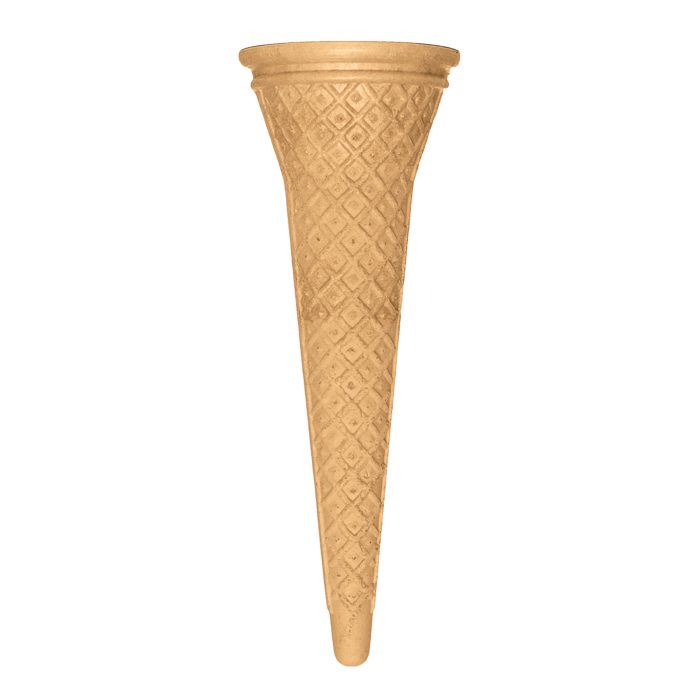 immagine cono flute medio cono gelato piccolo ostificio prealpino