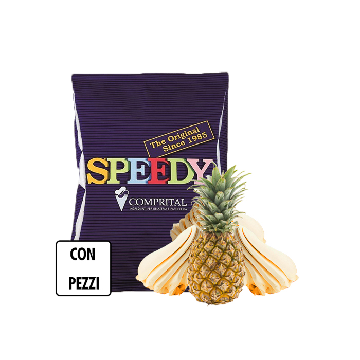 immagine speedy ananas con pezzi di ananas
