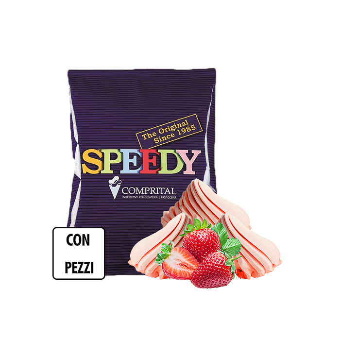 immagine speedy fragola con pezzi di fragola