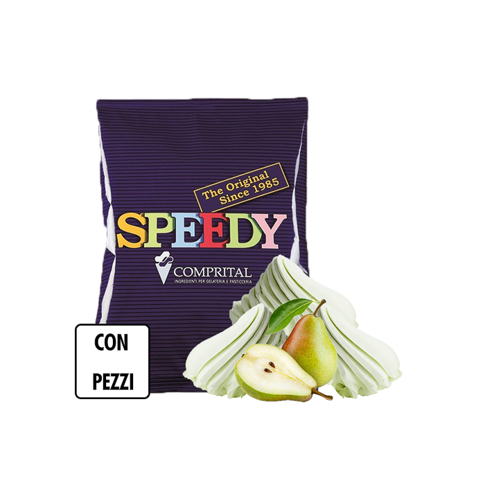 immagine speedy pera con pezzi di pera