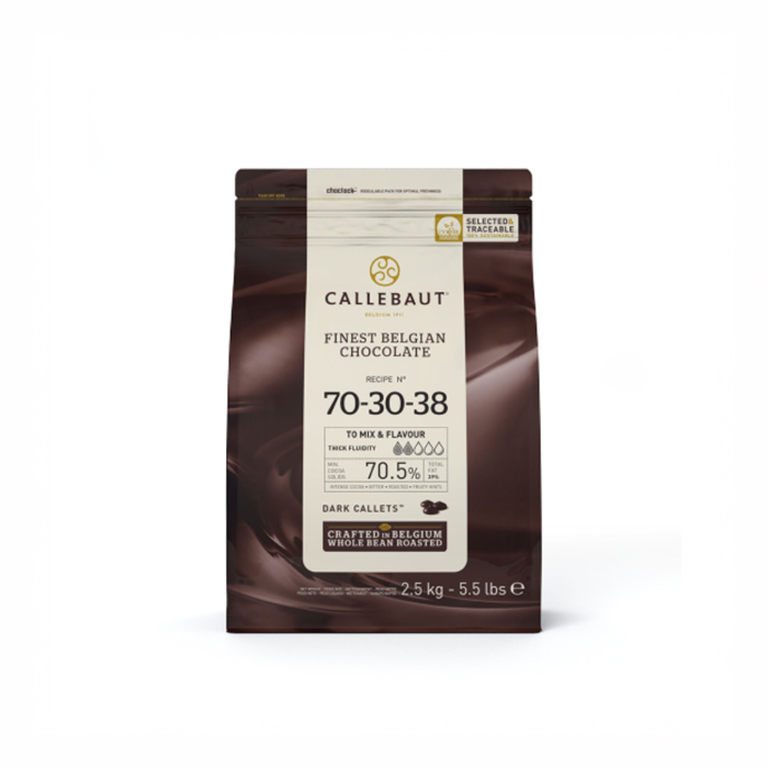 immagine cioccolato fondente callebaut 70%