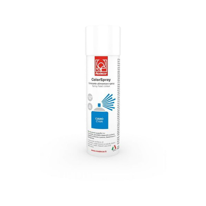 immagine colorante alimentare spray azzurro modecor