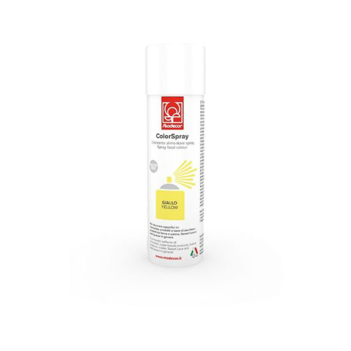 immagine colorante alimentare spray giallo modecor