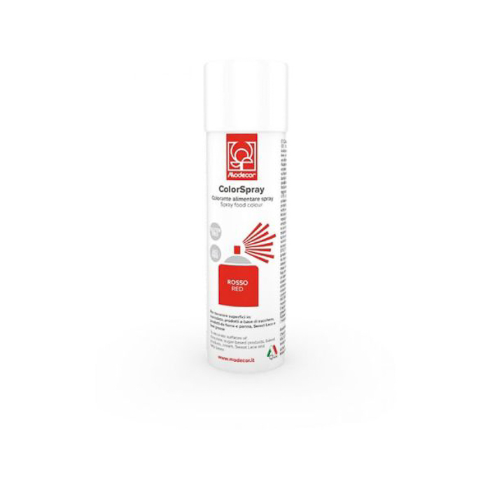 immagine colorante alimentare spray rosso modecor