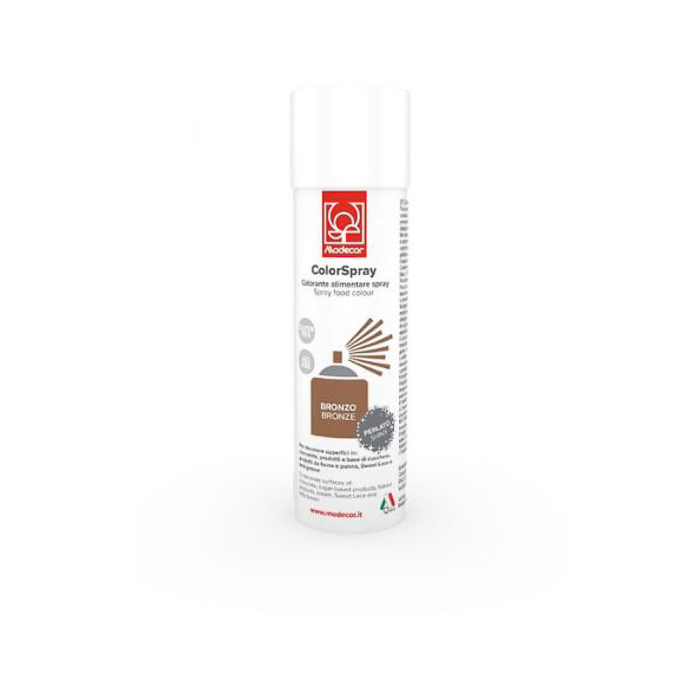 immagine colorante alimentare spray bronzo modecor