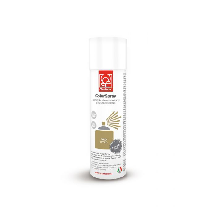 immagine colorante alimentare spray oro modecor