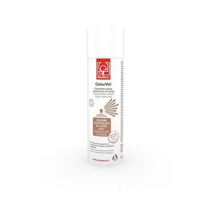 immagine colorante alimentare spray cioccolato al latte modecor