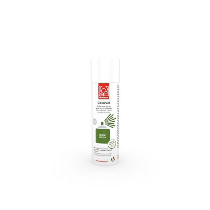 immagine colorante alimentare spray vellutato verde modecor