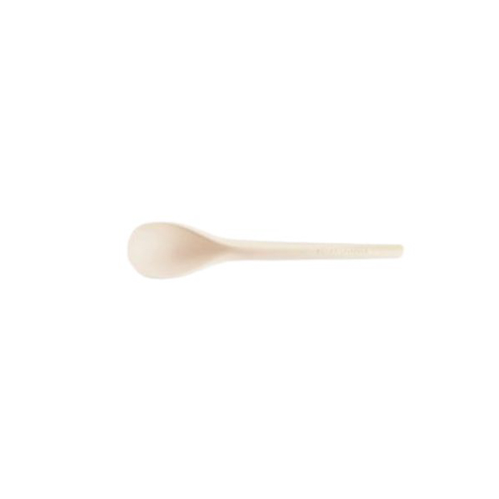 immagine cucchiaino compostabile beige 17,5 cm