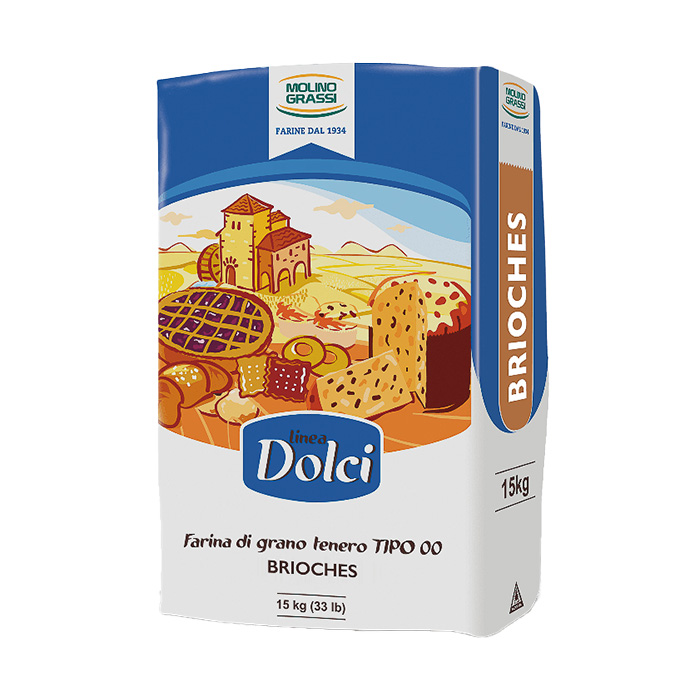 immagine farina grano tenero 00 brioches