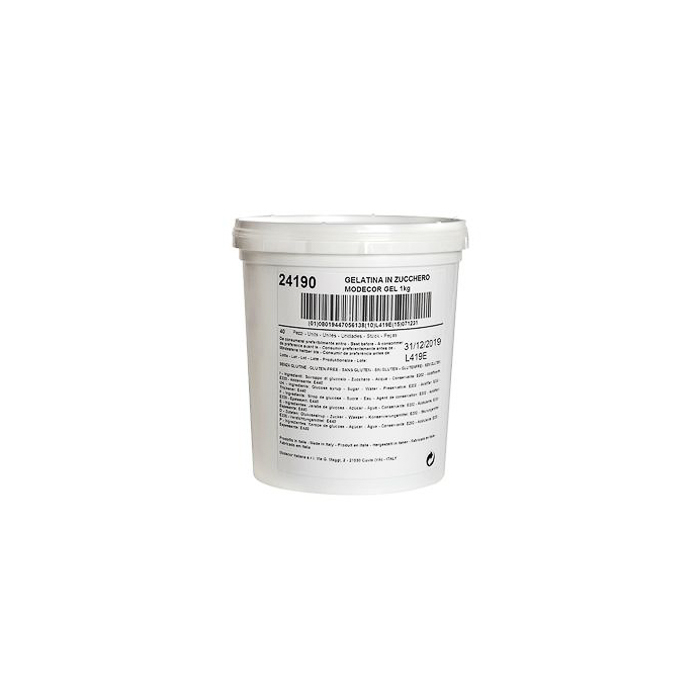 immagine gelatina alimentare trasparente modecor