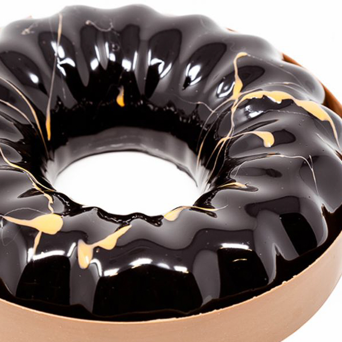 immagine glassa specchio al cioccolato fondente puntogel